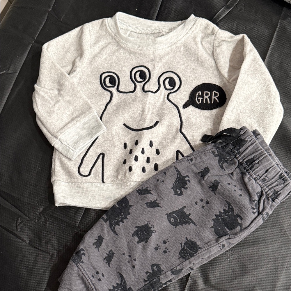 Carter's Child of Mine White Fleece Set